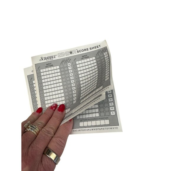 Vintage Electronic Scrabble Word Game By Selchow & Righter USA 1970s, Works! - Picture 3 of 16